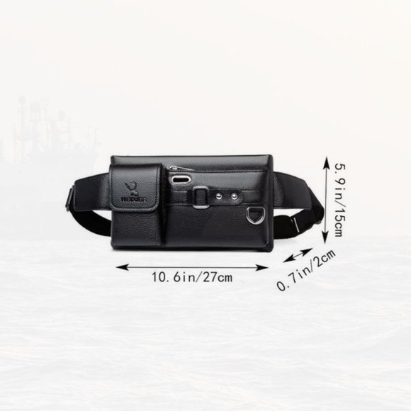 New Basic Waist Bag Black 123 - Picture 4 of 4